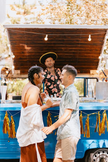 Tropical themed entertainment party with decorations